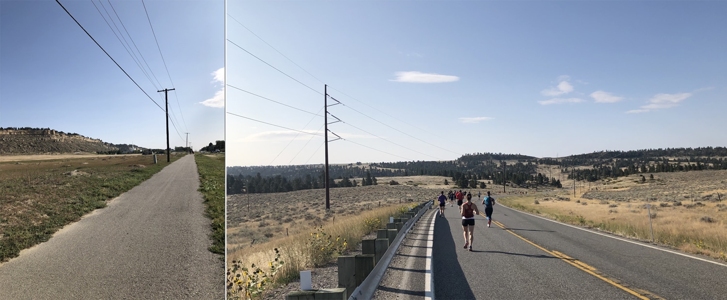 Montana Halbmarathon - Strecke